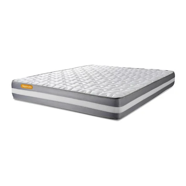 Vente flash 👍 SEPTNUITS Matelas Mémoire De Forme 180×200 Memo Plus 3 Zones De Confort 🔔 4