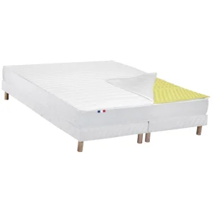 Remise 👍 Surmatelas 7 Zones Mousse Haute Résilience 160×200 Cm 💯 9